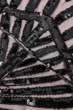 Mermaid Black 1920s Sequined Flapper Dress -Zapaka Sales Store 07b549bc 8b9f 43ab b48b 6d50f4f724b5