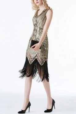 Glitter Fringe 1920s Flapper Dress -Zapaka Sales Store 10480133083 247752188