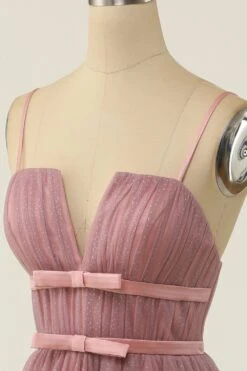 A Line Spaghetti Straps Blue Grey Short Cocktail Dress -Zapaka Sales Store 11 20 4