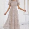 Champagne Lace Mother Of The Bride Dress