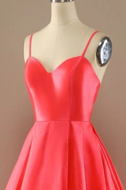 A Line Spaghetti Straps Red/White Prom Dress -Zapaka Sales Store 17 3 bee0c878 a049 4976 a253 d17dabec7ebf