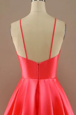 A Line Spaghetti Straps Red/White Prom Dress -Zapaka Sales Store 17 5 2463bba7 fbaf 417b 9e00 ab0bb24dc797