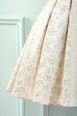 Champagne Floral Homecoming Dress -Zapaka Sales Store 19082201976