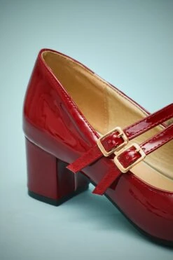Red Straps Retro Heels 14 Red Straps Retro Heels -Zapaka Sales Store 19110806662