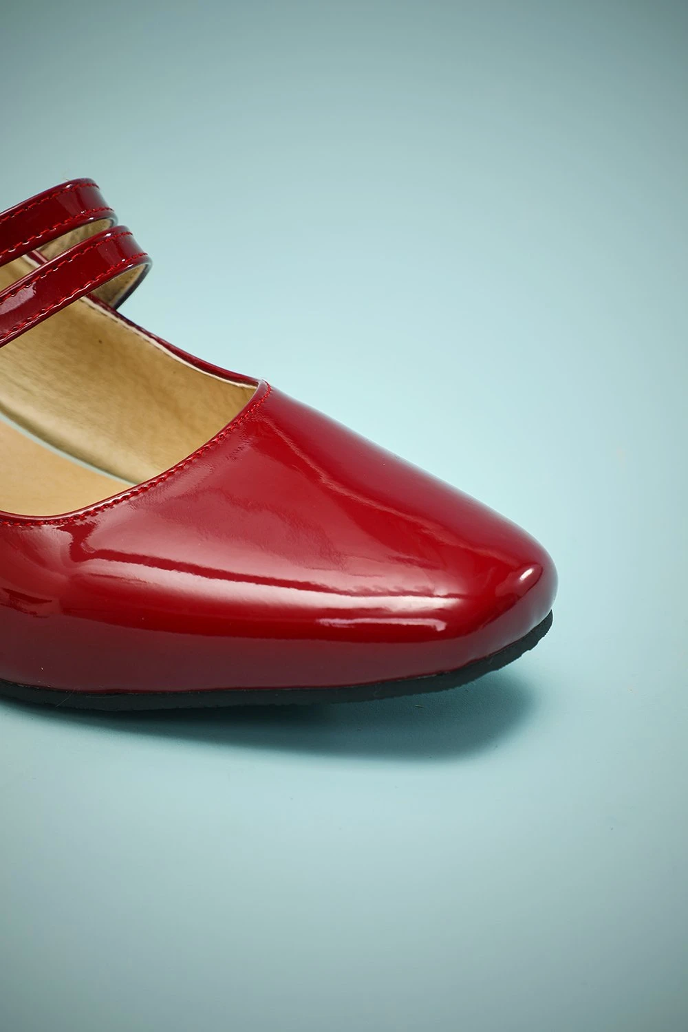 Red Straps Retro Heels 3 Red Straps Retro Heels - Image 3