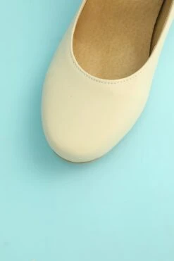 Creamy Ankle Straps Heels -Zapaka Sales Store 19120410596