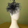 1920s Feather Tulle Headband