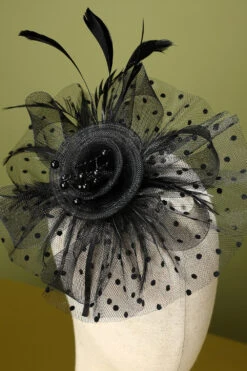 1920s Feather Tulle Headband -Zapaka Sales Store 19123103866