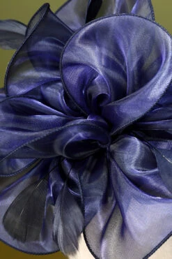 1920s Blue Organza Beaded Headband -Zapaka Sales Store 19123103873