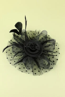 1920s Feather Tulle Headband -Zapaka Sales Store 19123103951