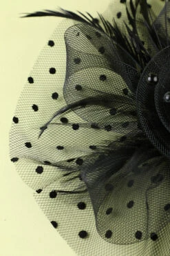 1920s Feather Tulle Headband -Zapaka Sales Store 19123103961