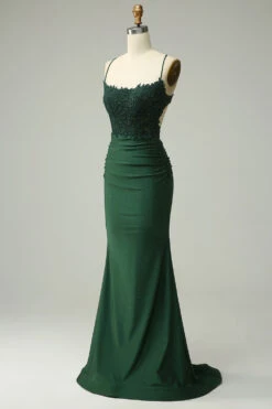 Mermaid Halter Dark Green Long Prom Dress With Appliques Beading 19 Mermaid Halter Dark Green Long Prom Dress With Appliques Beading -Zapaka Sales Store 1 3 2d551a41 4868 423e 97a6 c58c10a032a6