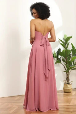 Chiffon A Line Blush Bridesmaid Dress -Zapaka Sales Store 28009033 Blush 8
