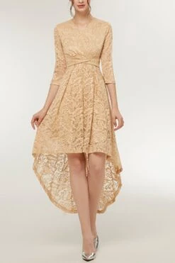 Blush High Low Lace -Zapaka Sales Store 45