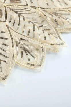 Ivory Sequin Glitter 1920s Cape -Zapaka Sales Store 5ff25768 c65c 4805 b7c7 c25a1c413a6d