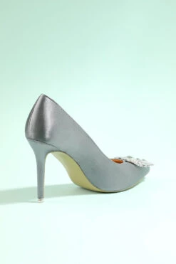 Grey Rhinestone Party Shoes -Zapaka Sales Store 73695cb7872dfc11bde9ca166653bb6c