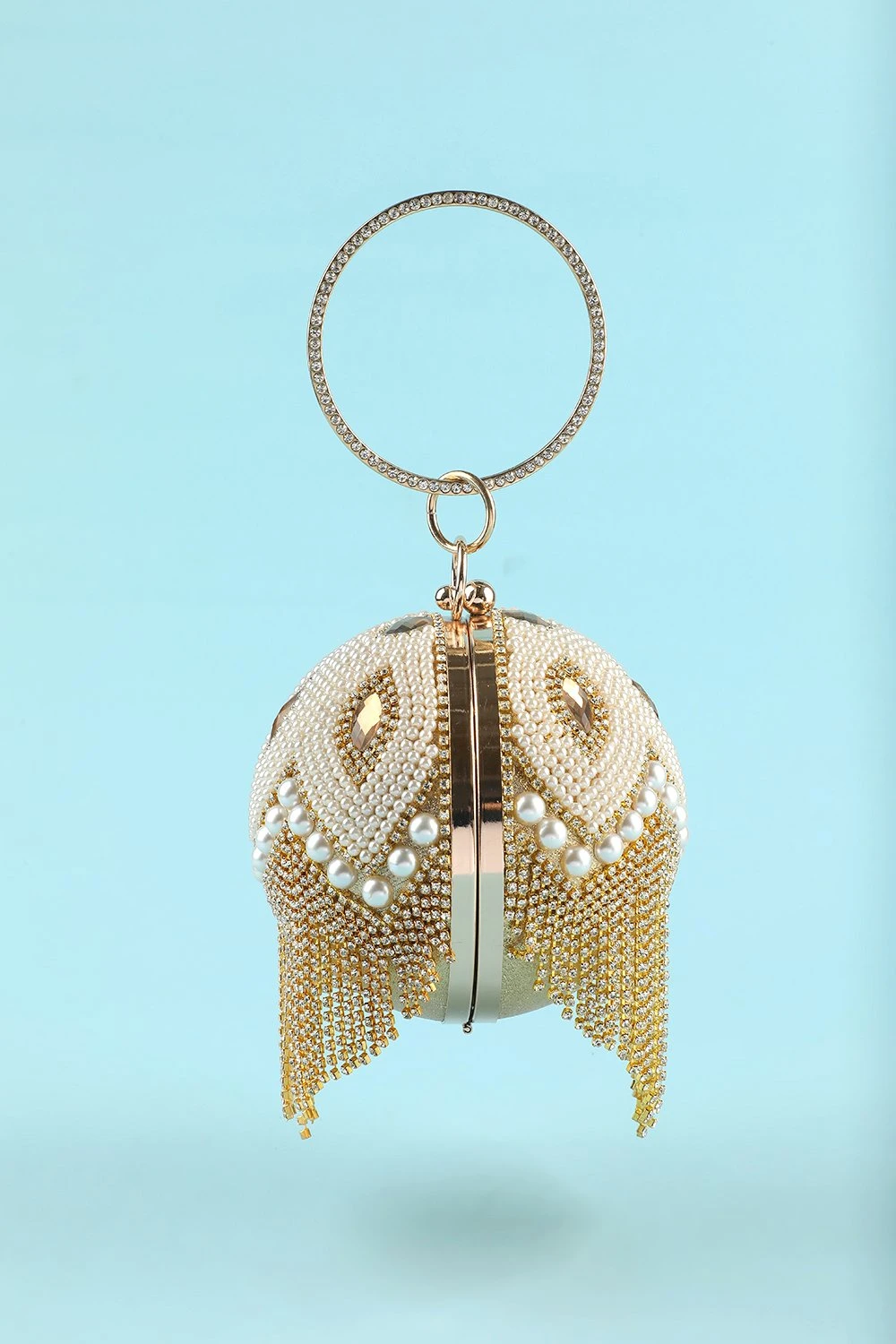 Champagne Handbag For Party 2 Champagne Handbag For Party - Image 2