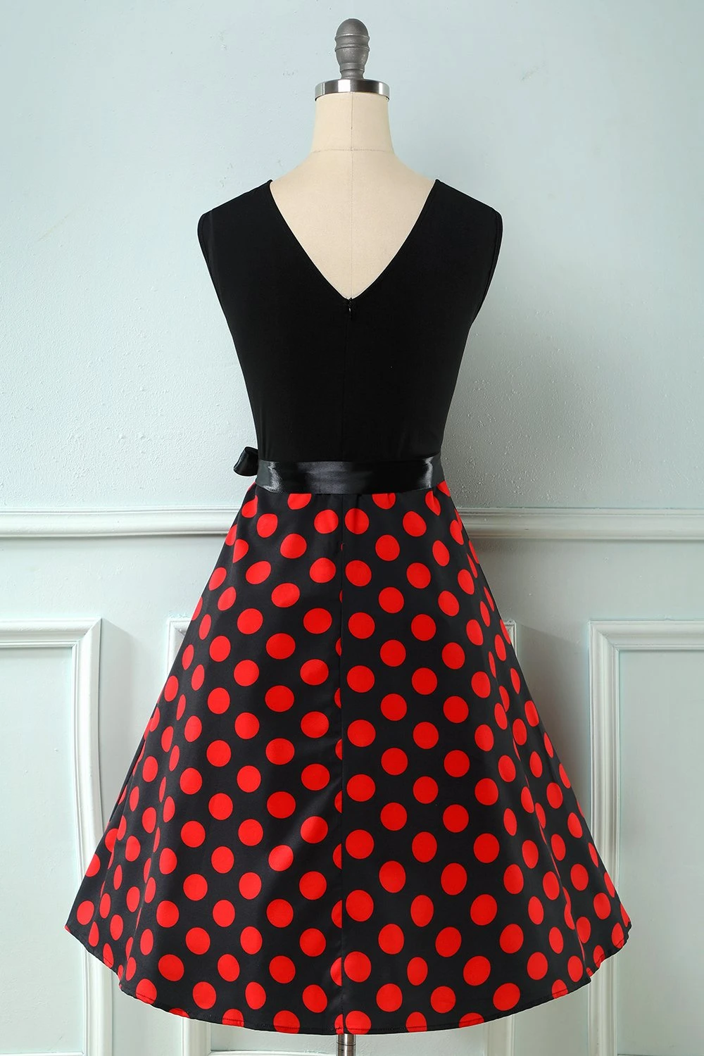 Red Dots Vintage 1950s Dress 2 Red Dots Vintage 1950s Dress - Image 2
