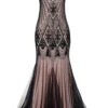 1920s Sequins Flapper Long Dress