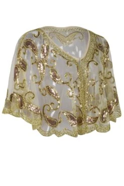 1920s Ivory Glitter Sequins Cape -Zapaka Sales Store 9d8f097f 5ad2 4da9 a76b ad97ab66c7be