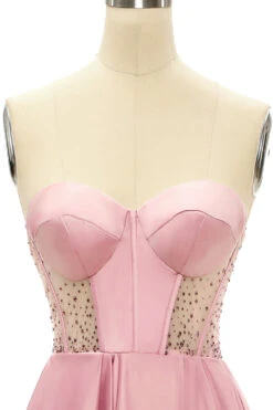 Blush Beaded Sweetheart Long Prom Dress -Zapaka Sales Store CEYYWNS2103 6