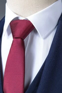 Navy Notched Lapel 3-Piece Men's Suit -Zapaka Sales Store CGGXH01108 Navy 4