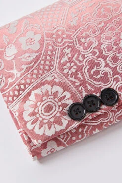 Light Pink Jacquard Shawl Lapel 2 Piece Men's Prom Suits -Zapaka Sales Store CGGXH01198 20Light 20Pink 20 1