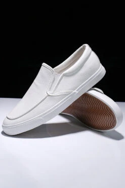 White Slip-on Light Weight Skate Shoes -Zapaka Sales Store CGGXH01353 20White 20 3