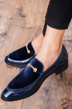 Black Leather Casual Men Shoes -Zapaka Sales Store CGGXH0167 20Blue 20 1