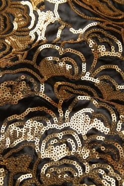 Golden Sequins Men's Blazer -Zapaka Sales Store CGGXH0237 Golden 4