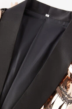 Glitter Golden Sequins Men's Blazer -Zapaka Sales Store CGGXH0261 Golden 3