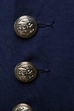 Navy Stand Collar Single Breasted Men's Blazer -Zapaka Sales Store CGGXH0771 Navy 3