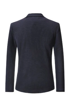 Grey Knitted Notched Lapel Men's Blazer -Zapaka Sales Store CGGXH0779 Navy 2 83ca8531 1265 4b3f b25e a34e89b16cb6