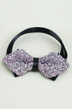Black Rhinestones Adjustable Party Bow Ties -Zapaka Sales Store CGLHN23605 Pink 1 first