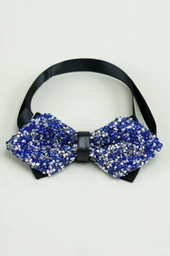 Black Rhinestones Adjustable Party Bow Ties -Zapaka Sales Store CGLHN23605 Royal Blue 1 first