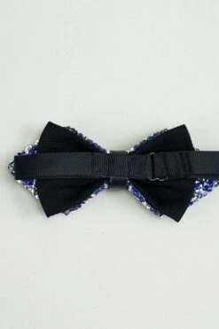 Black Rhinestones Adjustable Party Bow Ties -Zapaka Sales Store CGLHN23605 Royal Blue 4