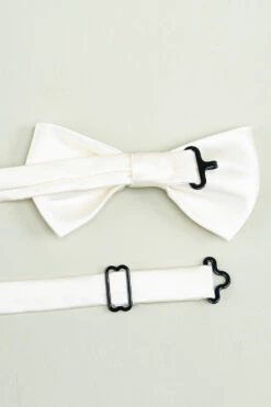 White Adjustable Satin Bow Ties Formal Tuxedo Bowtie 7 White Adjustable Satin Bow Ties Formal Tuxedo Bowtie -Zapaka Sales Store CGLHN23609 3
