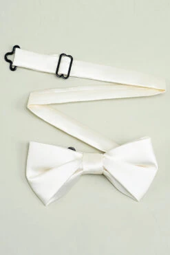 White Adjustable Satin Bow Ties Formal Tuxedo Bowtie 6 White Adjustable Satin Bow Ties Formal Tuxedo Bowtie -Zapaka Sales Store CGLHN23609 4