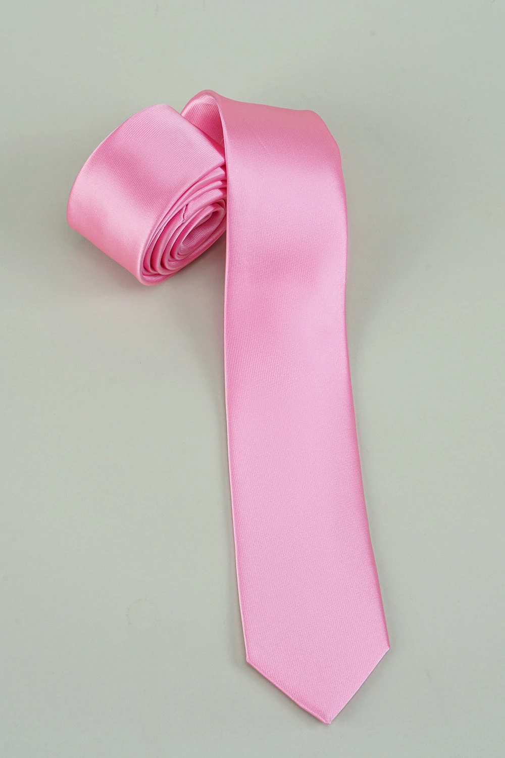 Blue Solid Formal Tie For Men 4 Blue Solid Formal Tie For Men - Image 4