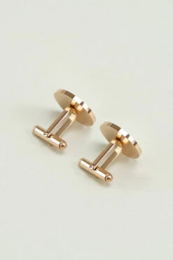 Men Golden Tuxedo Cufflinks -Zapaka Sales Store CGLHN23636 Rose Pink 2