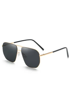 Metal Double Bridge Men's Outdoor Fashion Sunglasses -Zapaka Sales Store CGLLY30226 20Golden 20 1