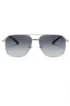 Men's Metal Square Double Bridge Sunglasses -Zapaka Sales Store CGLLY30234 Gray 2