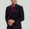 Black Men's 3 Piece Slim Fit Shawl Lapel Suit