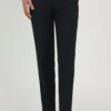 Black Straight Leg Suit Pants For Wedding