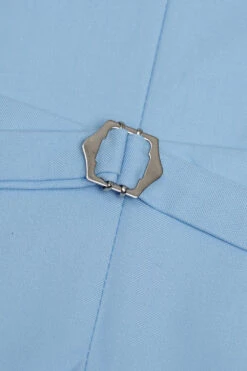 Light Blue Single Breasted Shawl Lapel Men's Suit Vest -Zapaka Sales Store CGMPHL0078 Sky Blue 5