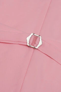 Pink Single Breasted Shawl Lapel Men's Suit Vest -Zapaka Sales Store CGMPHL0080 Pink 6