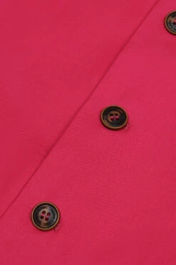 Fuchsia Single Breasted Shawl Lapel Men's Suit Vest -Zapaka Sales Store CGMPHL0081 Fuchsia 4