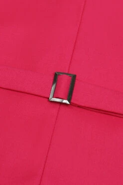 Fuchsia Single Breasted Shawl Lapel Men's Suit Vest -Zapaka Sales Store CGMPHL0081 Fuchsia 6