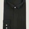 Black Long Sleeves Men's Suit Shirt