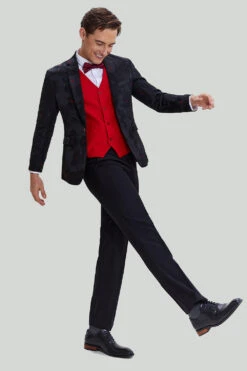 Black Notched Lapel Single Breasted Blazer -Zapaka Sales Store CGMPHL15790005 1 first